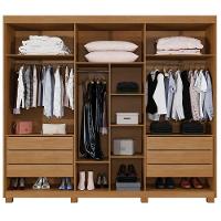 Guarda-roupa Casal 6 Portas 6 Gavetas Montreal Cinamomo/off White - 2