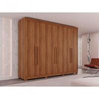 Guarda-roupa Casal 6 Portas 6 Gavetas órion Premium Salleto Cinamomo - 8