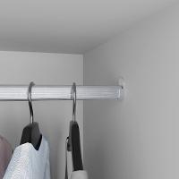 Guarda-roupa Casal 6 Portas 6 Gavetas Com Espelho órion Premium Salleto Cinamomo/off White - 3