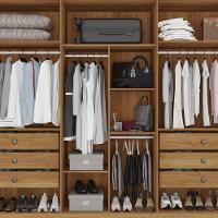 Guarda-roupa Casal 6 Portas 6 Gavetas Com Espelho órion Premium Salleto Cinamomo - 7