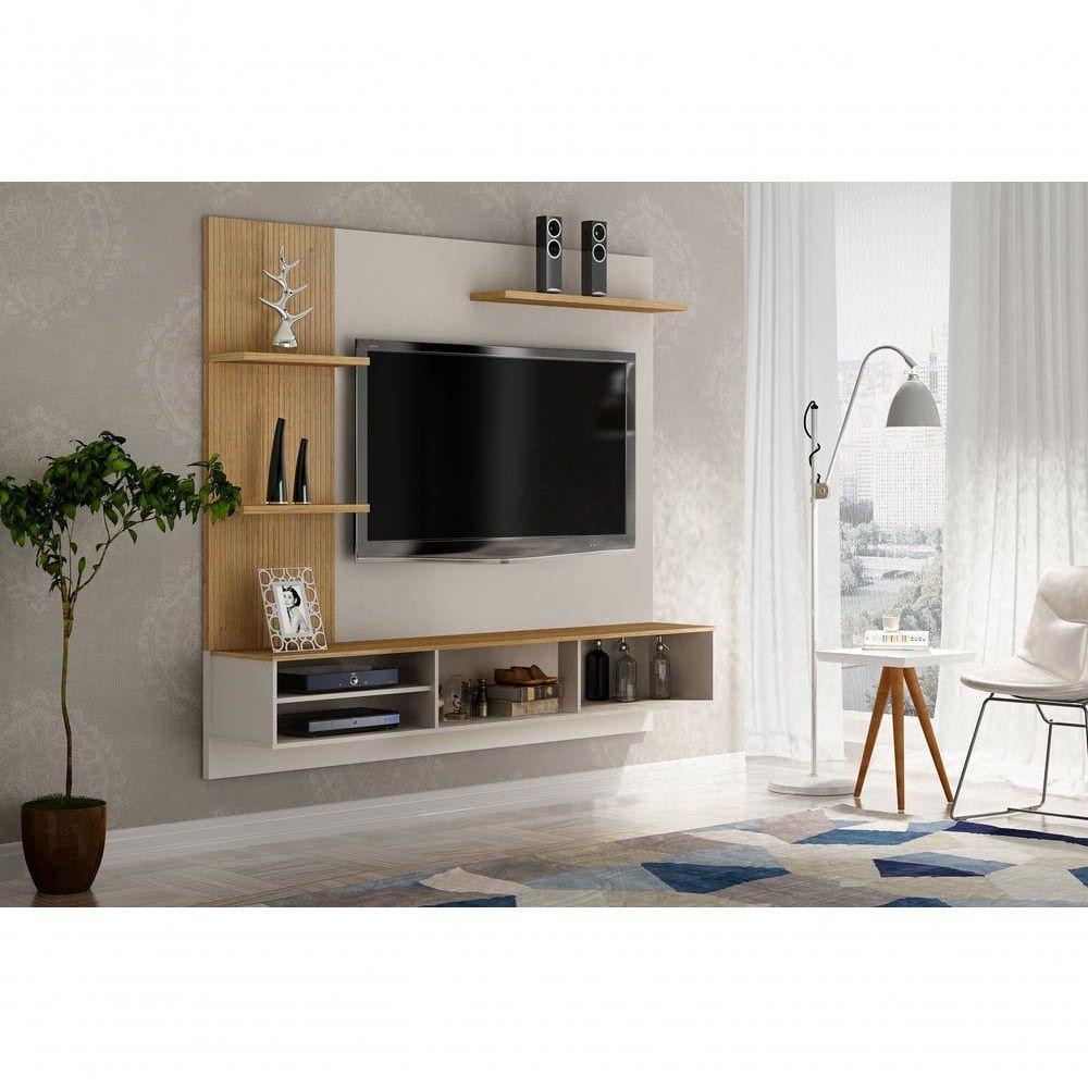 Home Suspenso Montana 2 Portas 3 Prateleiras Valdemóveis Off White-cinamomo - 3