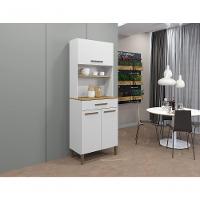 Kit Cozinha Itália 03 Portas E 01 Gaveta Arte Móveis Branco - 3