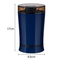 Moedor Triturador Domestico Portatil Alimentos Secos Lamina Inox Cafe Especiarias Luxo 110v Azul - 3