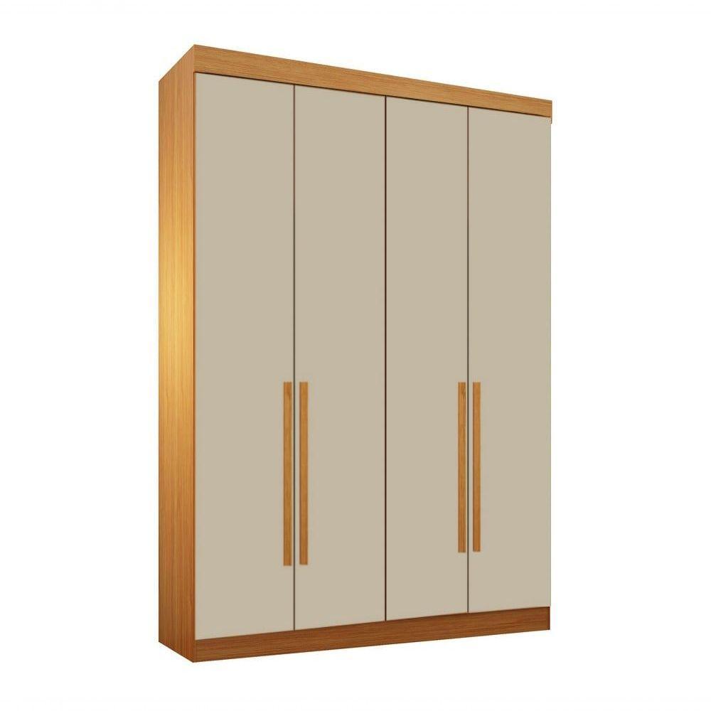 Modulado 4 Portas 3 Gavetas Orion - Leifer Móveis Cinamomo-off White - 1