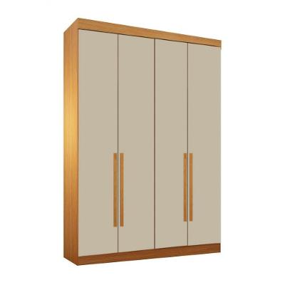 Modulado 4 Portas 3 Gavetas Orion - Leifer Móveis Cinamomo-off White