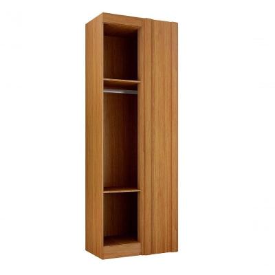 Guarda Roupa De Canto Orion 1 Porta Bater Cinamomo 100% MDF Leifer Móveis