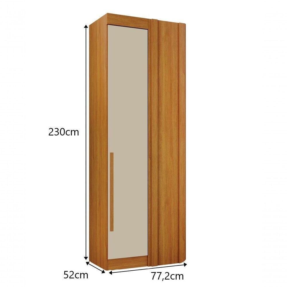 Modulado Canto 1 Porta Orion - Leifer Móveis Cinamomo-off White - 3