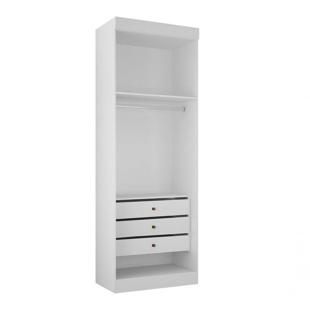 Modulado 2 Portas 3 Gavetas Orion - Leifer Móveis Branco - 3