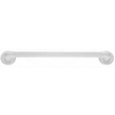 Barra De Apoio Pvc 30cm X 36mm Para Banheiro - Suporta Até 150kg
