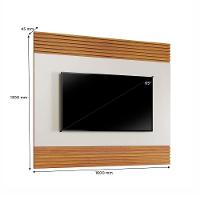 Painel Madrid Para Tv Até 65 Polegadas Detalhe Ripado Mavaular Naturalle-off White - 2