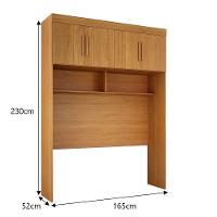 Modulado Aero Casal 4 Portas Orion - Leifer Móveis Cinamomo - 3