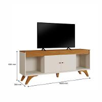 Rack Sevilha 02 Portas Mavaular Off White - 2