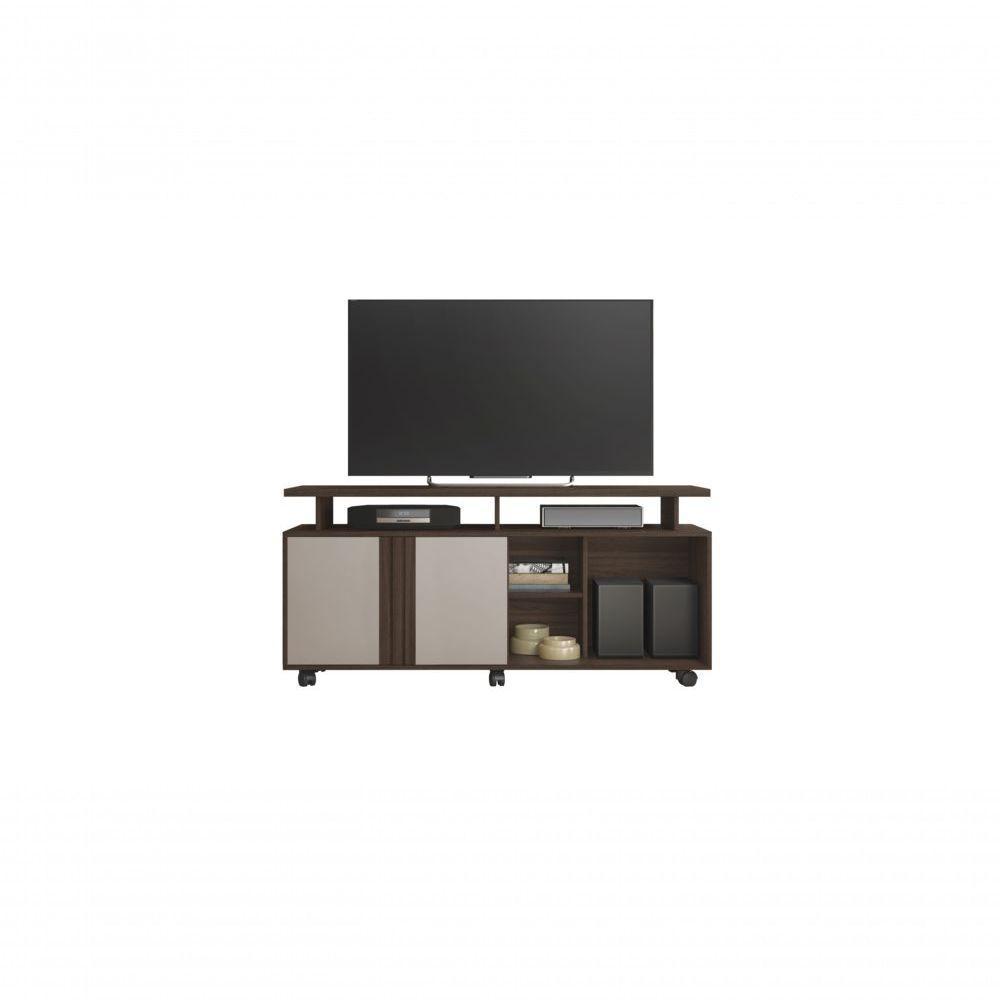 Rack Para Tv Até 58 Polegadas Humor Jcm Móveis Café-off White - 1