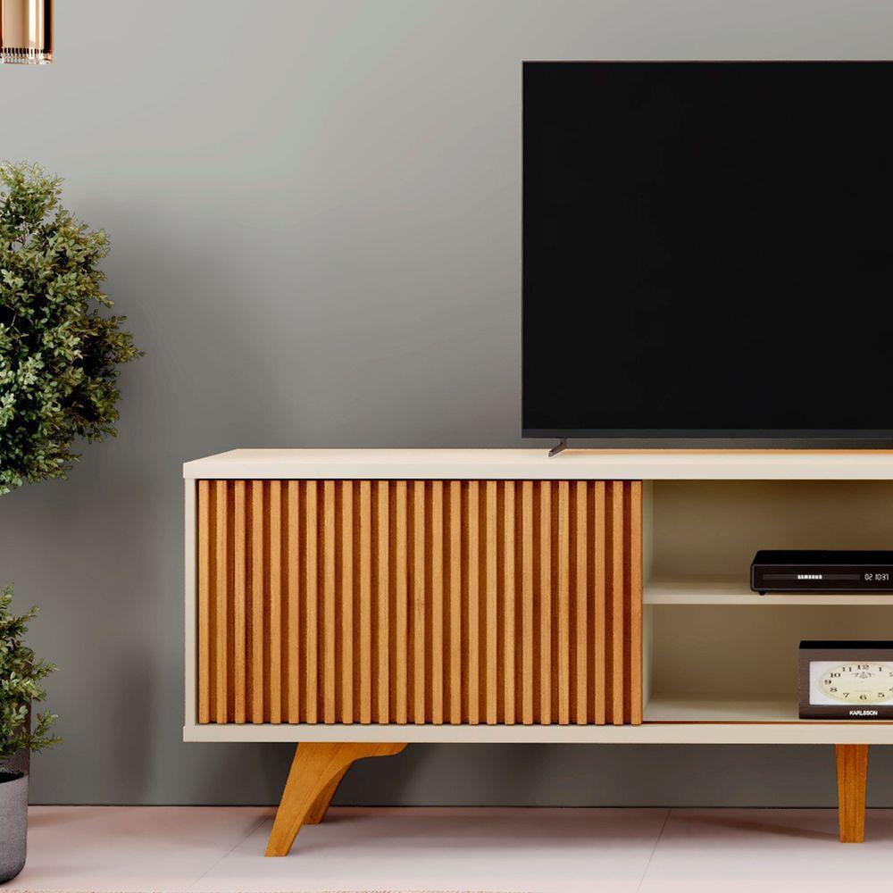 Rack Siena 220 Com Pes Mavaular Off White-naturale - 2