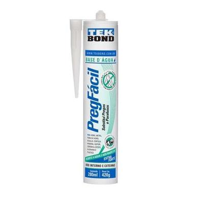 Adesivo Preg Fácil Base D'água 280ml - Fixação De Molduras, Painéis, Rodapés - Tekbond