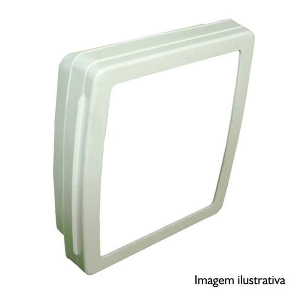 Armário Plástico Para Banheiro 38x35cm Cinza Claro - Fácil Instalação - Espelho 31x27cm - 2