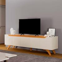 Rack Grecia 4 Portas E 1 Gaveta Mavaular Off White/naturale - 7