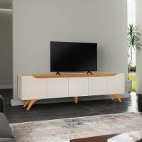 Rack Grecia 4 Portas E 1 Gaveta Mavaular Off White/naturale - 9