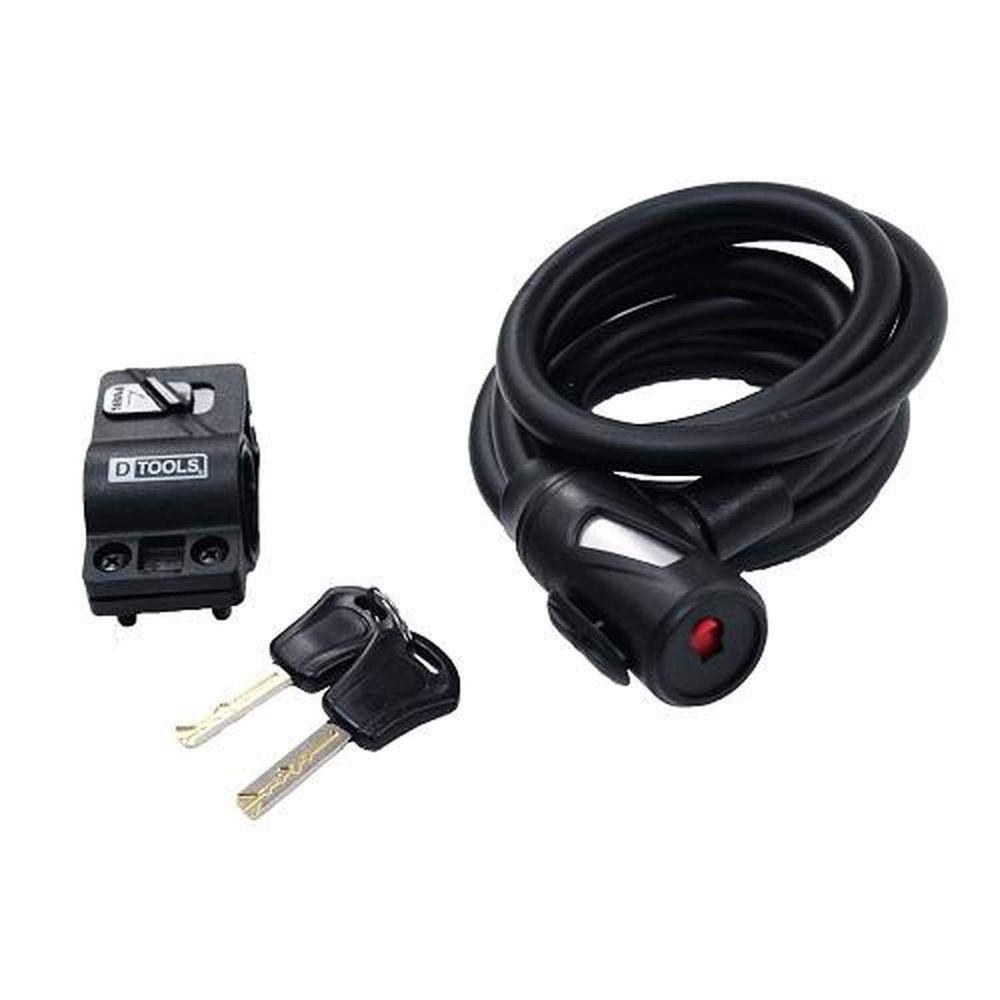 Cadeado Para Bike 12 X 1800mm Anti-roubo - Dtools - 1