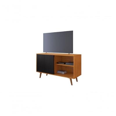 Rack Carinho 1 Porta Jacm Moveis Cinamomo/preto