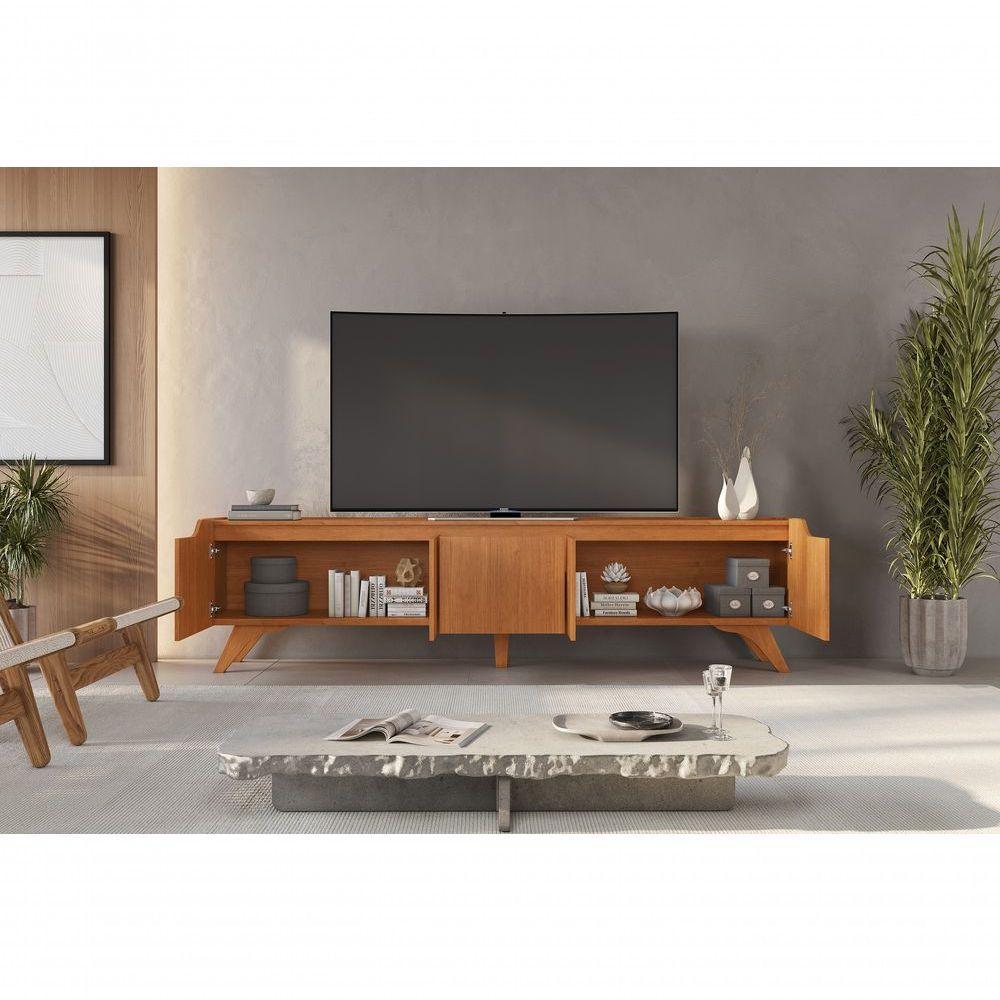 Rack Grecia 4 Portas E 1 Gaveta Mavaular Naturale - 5