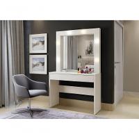 Penteadeira Camarim Requinte 1 Gaveta Mavaular Off White - 8