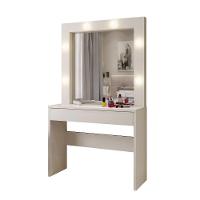 Penteadeira Camarim Requinte 1 Gaveta Mavaular Off White - 9