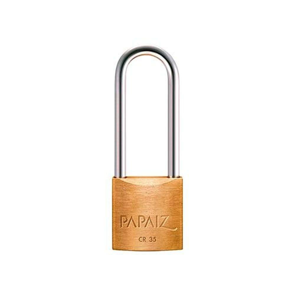 Cadeado Papaiz Haste Longa 35-50mm Em Aço Inox, Zamac, Latão E Aço Carbono - 1
