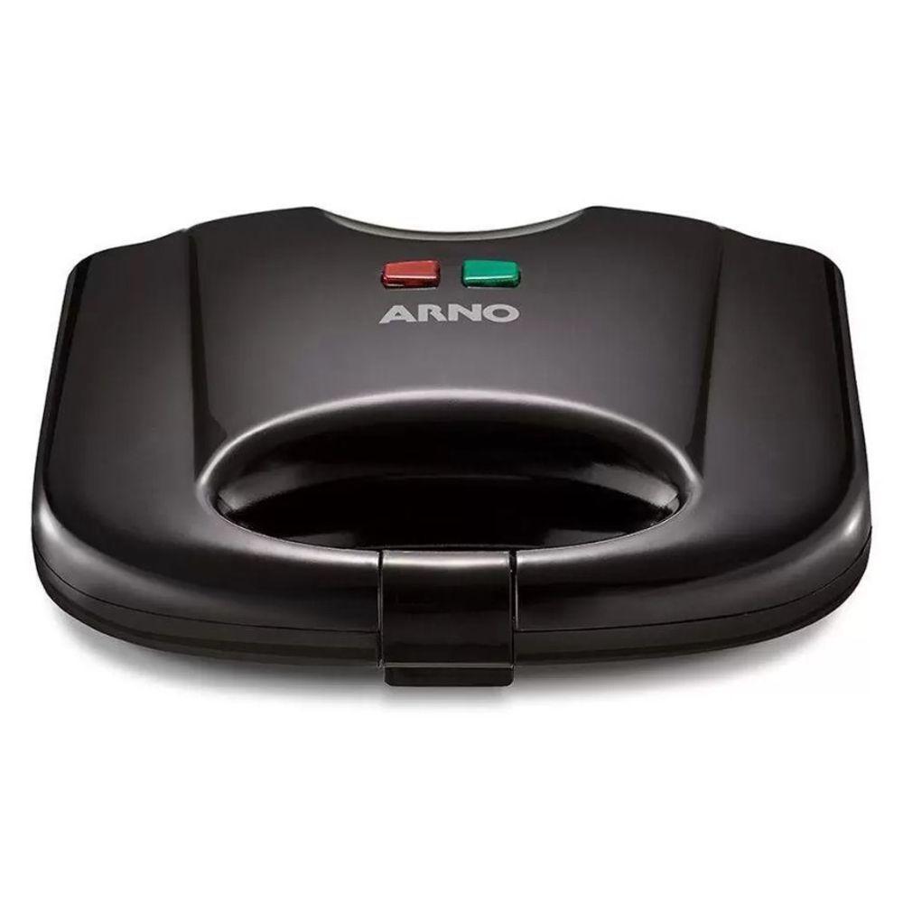 Sanduicheira Arno Compacta Antiaderente 700w - Sacb Preto 220V - 1