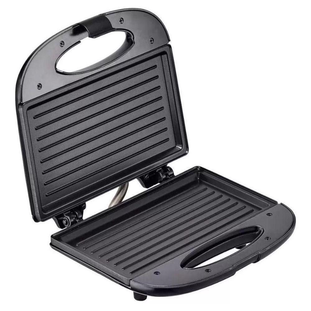 Sanduicheira Arno Compacta Antiaderente 700w - Sacb Preto 220V - 2