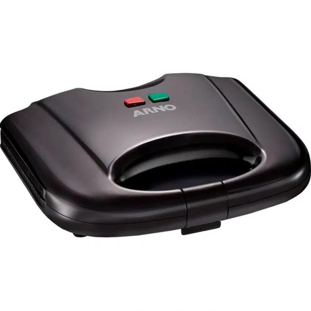 Sanduicheira Arno Compacta Antiaderente 700w - Sacb Preto 220V - 3