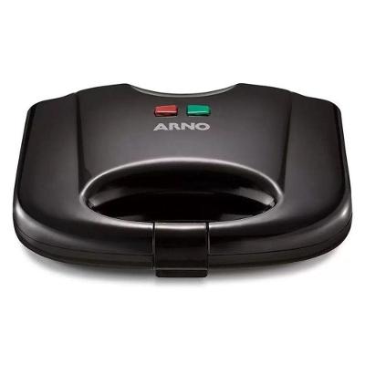 Sanduicheira Arno Compacta Antiaderente 700w - Sacb Preto 220V
