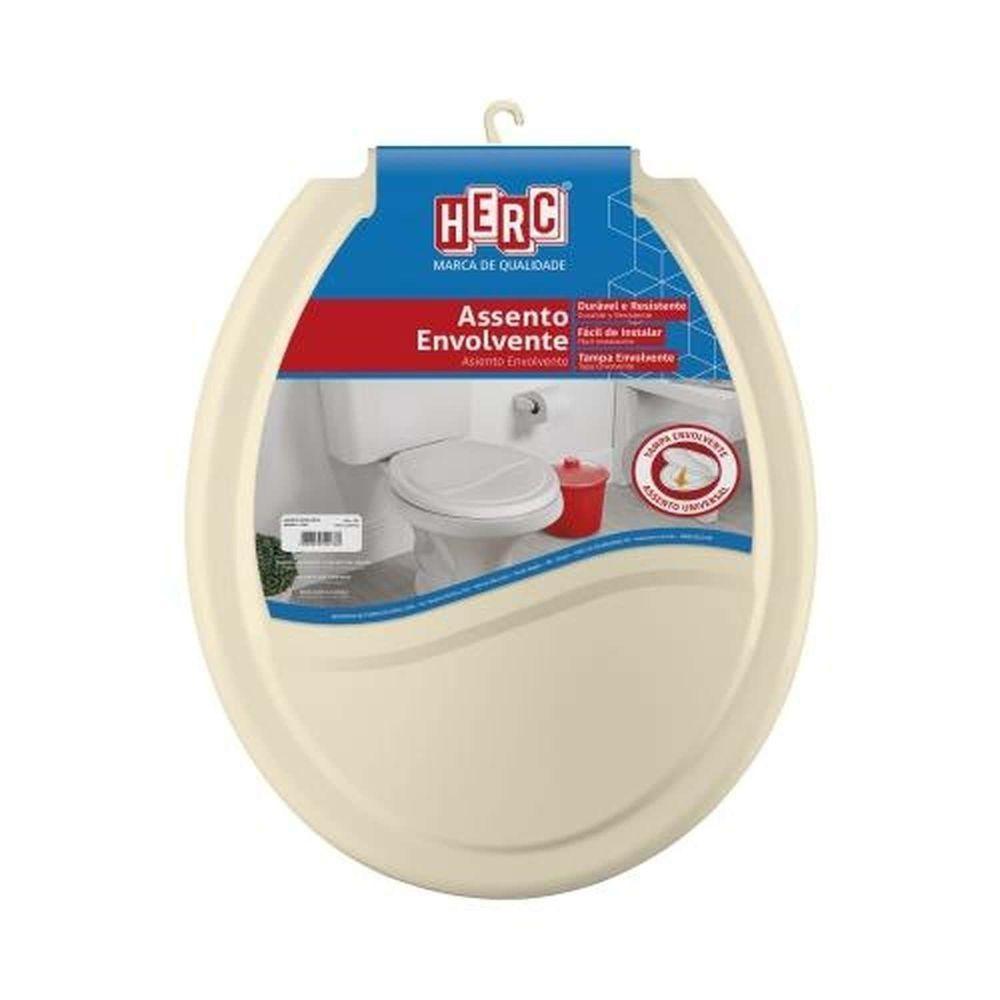 Assento Tampa Envolvente Bege Em Pead E Pp - Suporta Até 130kg - 1