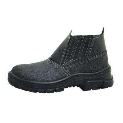 Botina Elástico Couro Preto Nº 41 - Solado Pu - Imbiseg