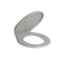 Assento Plástico Com Microban Universal Cinza Real - Deca 440x370mm Antibacteriano - 1