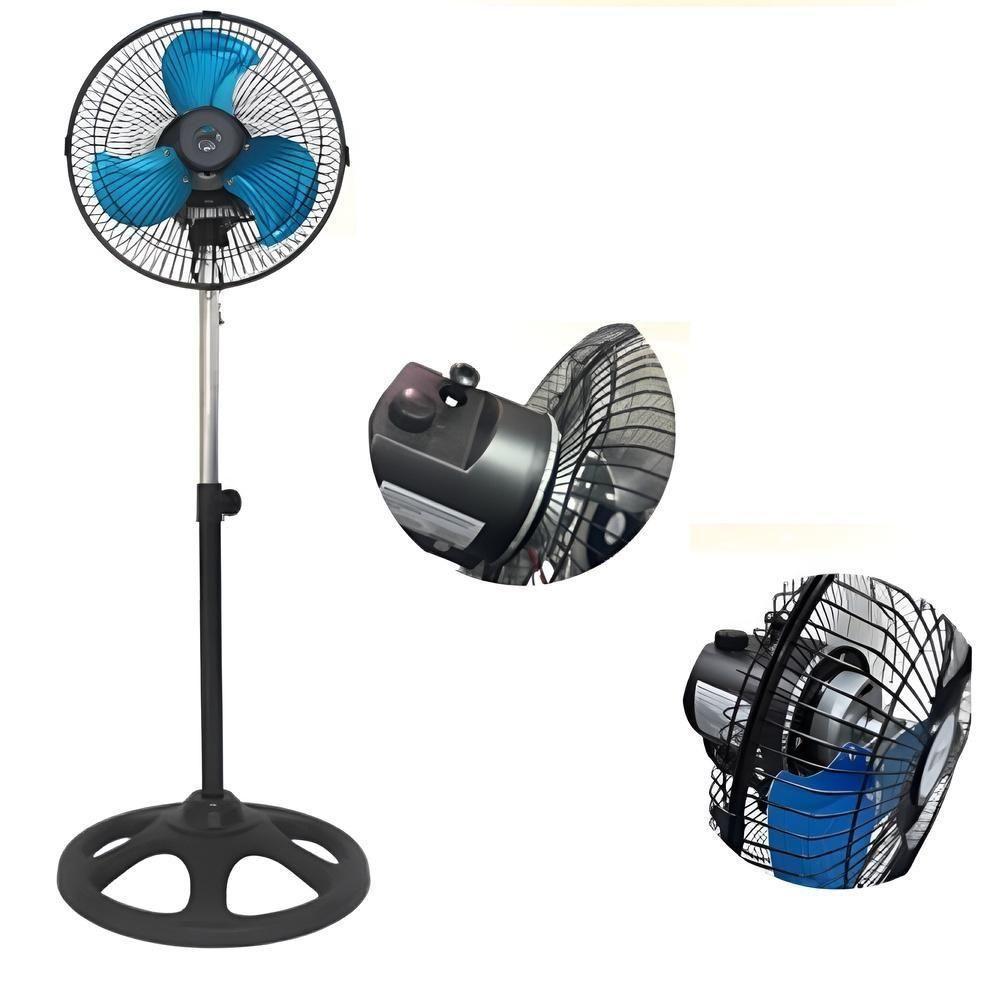 Ventilador Coluna 220V Chao Potente Profissional 3 Velocidades 45w Coluna Pedestal Giratorio 3 - 4