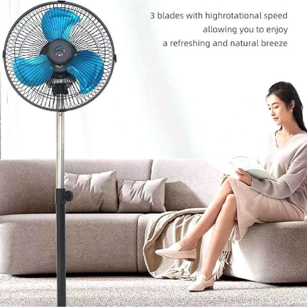 Ventilador Coluna 110V Chao Potente Profissional 3 Velocidades 45w Coluna Pedestal Giratorio 3 - 3