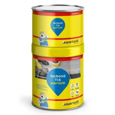 Adesivo Epóxi Tecbond Tix 1kg - Colagem De Concreto E Materiais à Base De Cimento