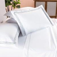 Jogo Cama Lençol Trivio Casal 400 Fios Bordado Fronhas Aba Americana 4 Peças Branco - 2