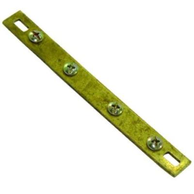 Barramento Latão Cd 9din-6ul Para Caixa - Cobre - 2 Parafusos Fixação