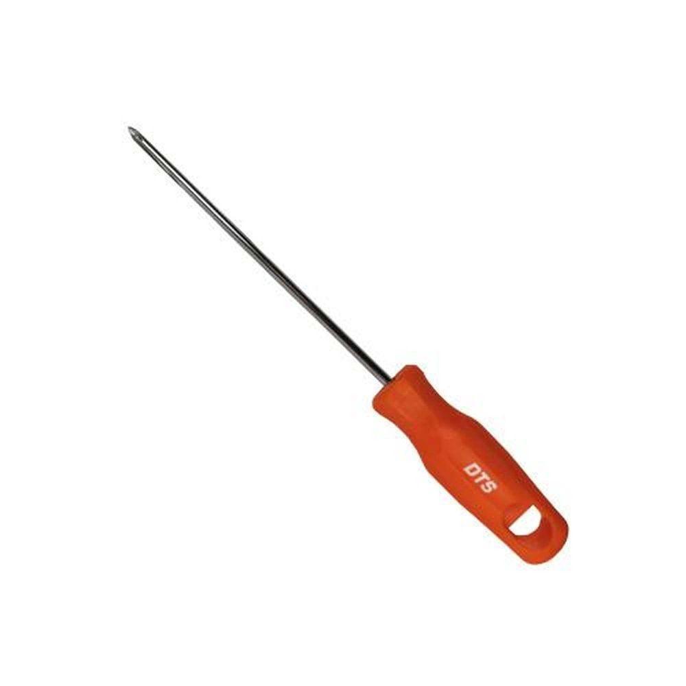 Chave Phillips 1-8'' X 4'' Com Haste Em Cromo Vanádio E Cabo Em Pvc - Laranja - 1