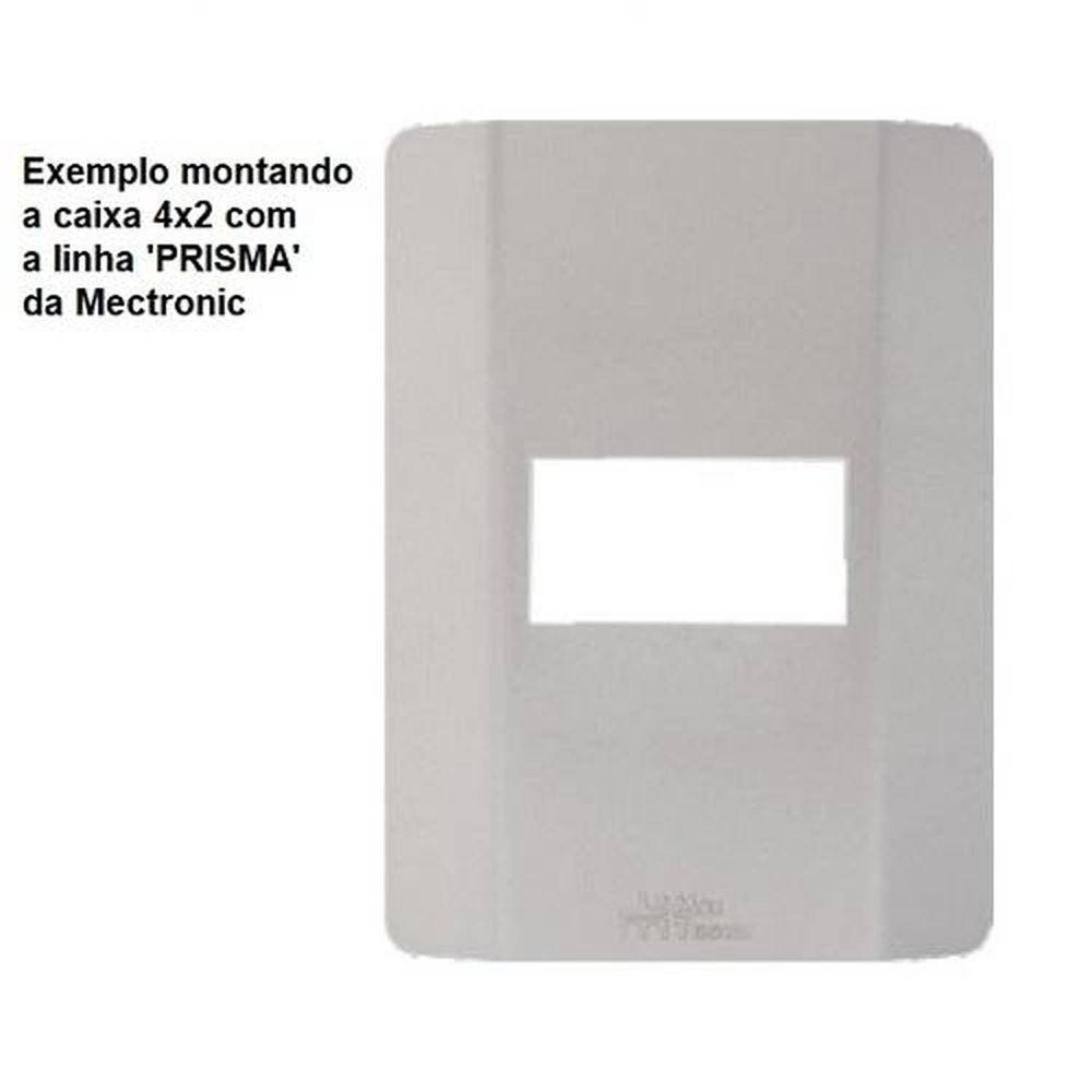 Caixa Externa 4x2 175x75x42mm Branca - Sistema X Mectronic - 3