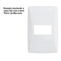 Caixa Externa 4x2 175x75x42mm Branca - Sistema X Mectronic - 2