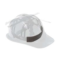 Capacete Com Carneira Verde Escuro - Aba Frontal - Polietileno - Suspensão 6 Pontos - C.a 12.617 - 2