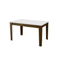 Mesa Miami 1,20M Cedro / Off White Castanho/Branco - 1