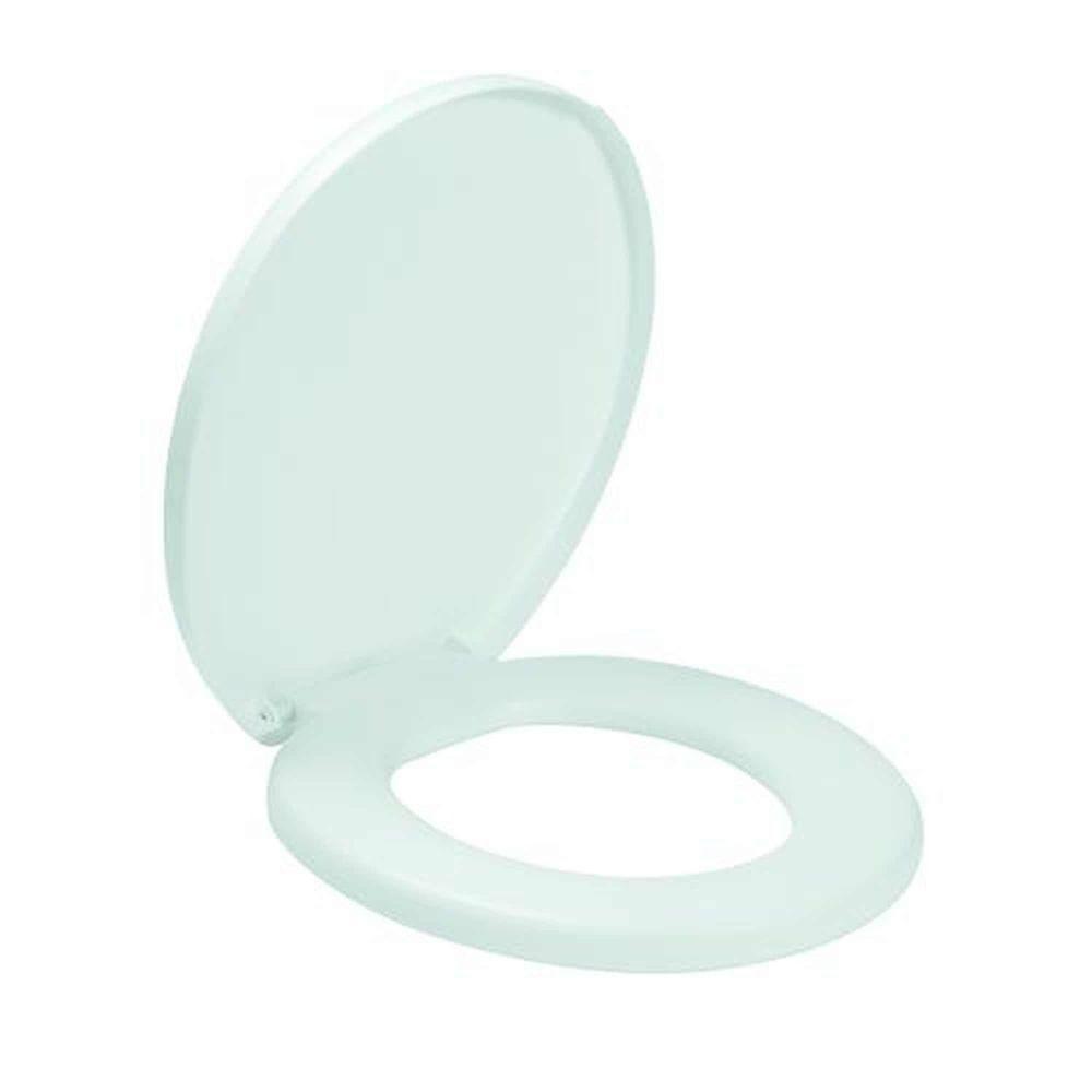 Assento Almofadado Oval Branco Para Bacia Oval - Amanco - 1