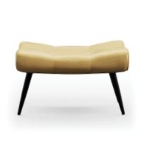 Kit 01 Poltrona E 01 Puff Sher Facto Pés De Ferro Dourado - 6