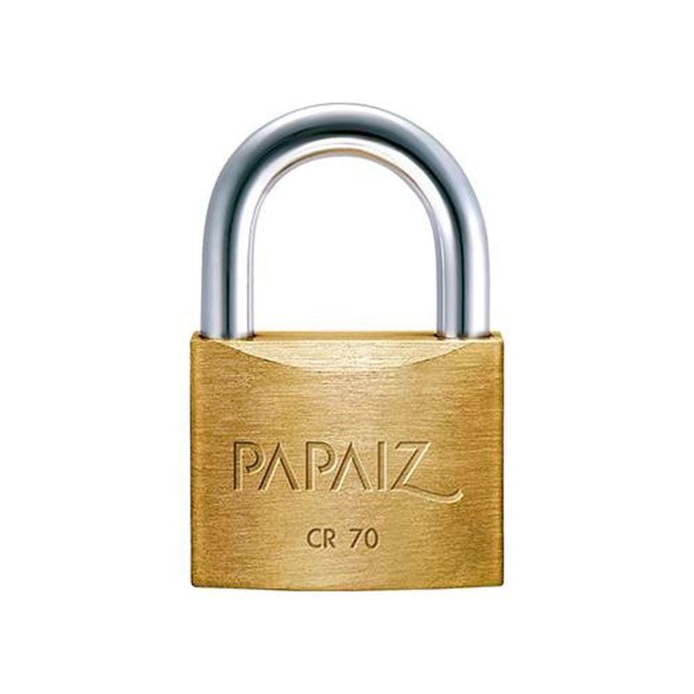Cadeado Papaiz 70mm Em Aço Inox, Zamac, Latão E Aço Carbono - 1