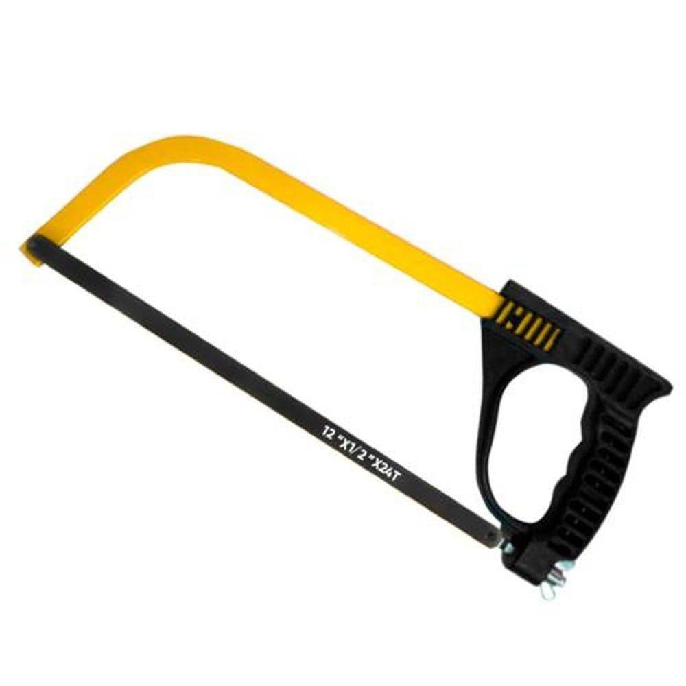 Arco De Serra Fixo 12'' Ferro Zincado - Cabo Plástico Resistente - Dtools - 1