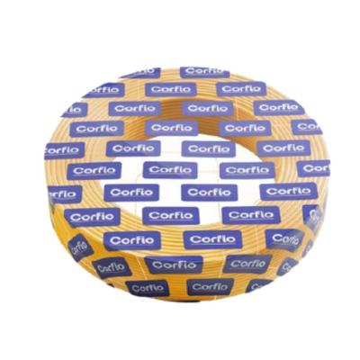 Rolo Com 100m De Cabo De Cobre 750v 4mm² Amarelo - Corfio